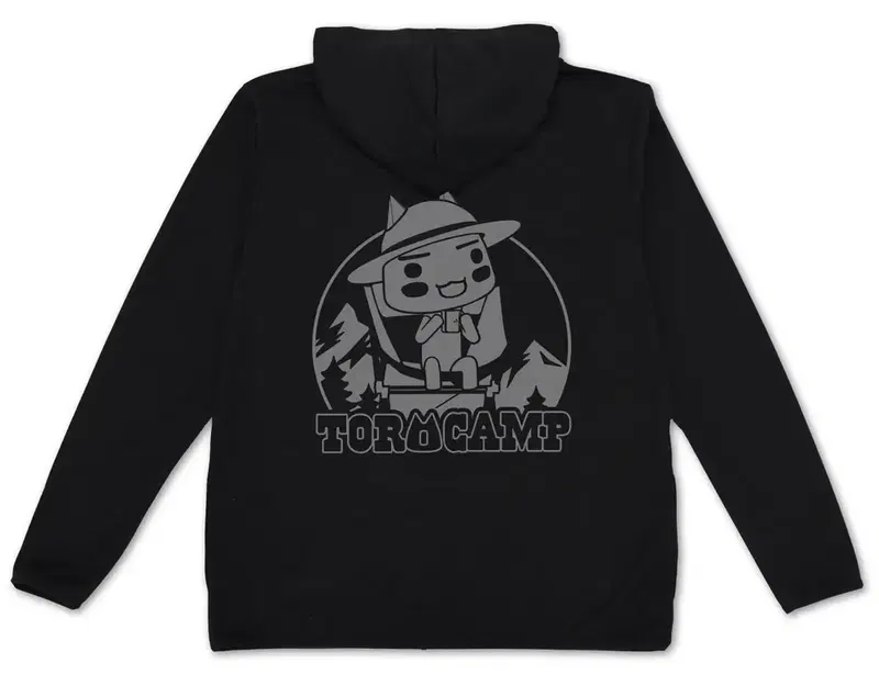 Doko Demo Issyo - Toro Thin Dry Hoodie Chilled Camping Ver. (Black | Size M) image 1
