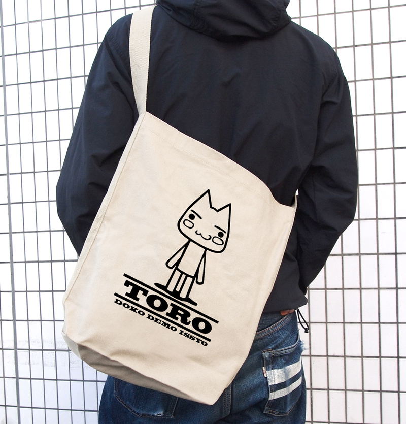 Doko Demo Issyo - Toro Vintage Shoulder Tote Bag (Natural) image 2