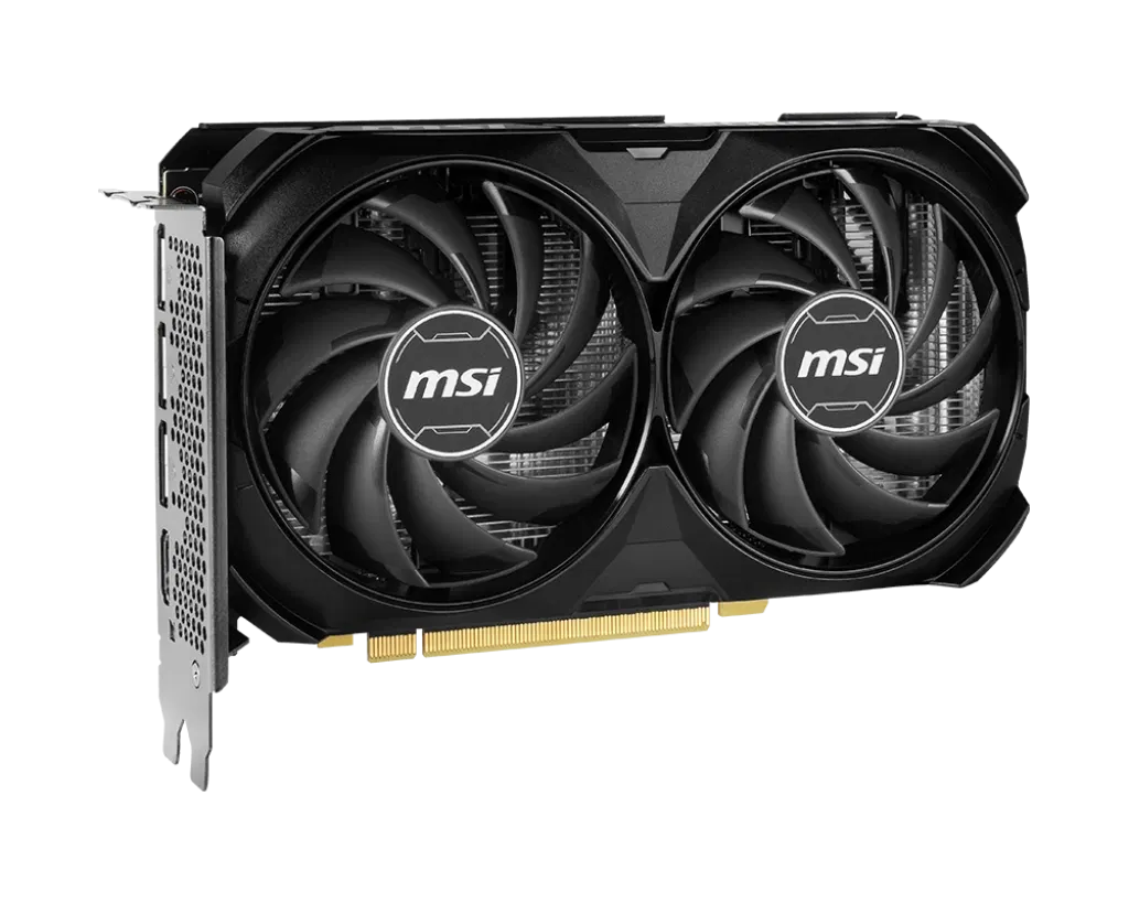 MSI GeForce RTX 4060 Ti 16G OC (VENTUS 2X BLACK) for Desktop