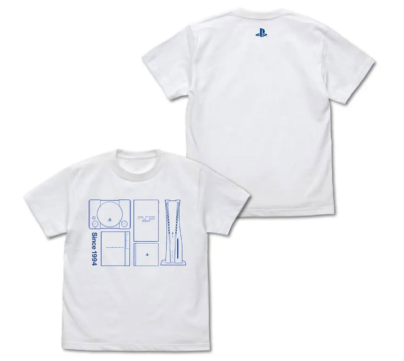 PlayStation - T-shirt For PlayStation (Hardware) (White | Size L) image 1