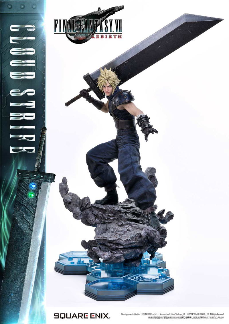 Square Enix Masterline Final Fantasy VII Rebirth 1/4 Scale Pre-Painted Figure: Cloud Strife image 1