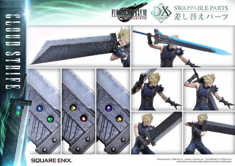 Square Enix Masterline Final Fantasy VII Rebirth 1/4 Scale Pre-Painted Figure: Cloud Strife Deluxe Ver. image 7