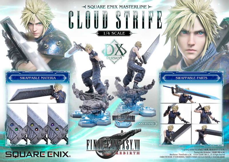 Square Enix Masterline Final Fantasy VII Rebirth 1/4 Scale Pre-Painted Figure: Cloud Strife Deluxe Ver. image 9