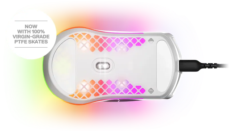 SteelSeries AEROX 3 Mouse - Snow image 3