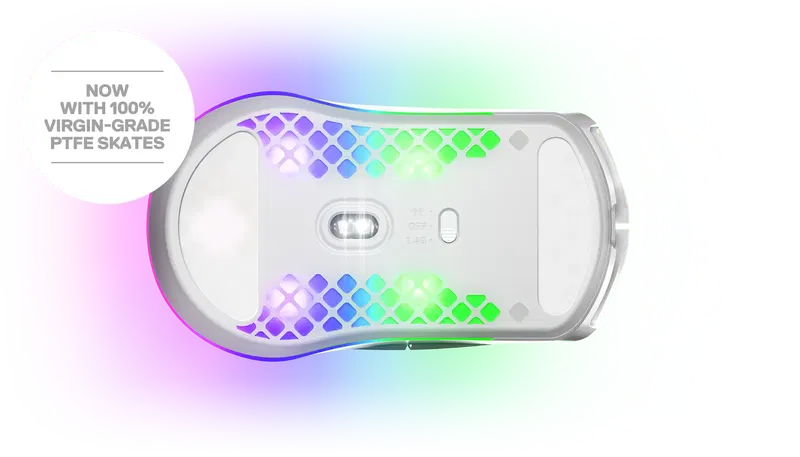 SteelSeries AEROX 3 Wireless Mouse - Snow image 4