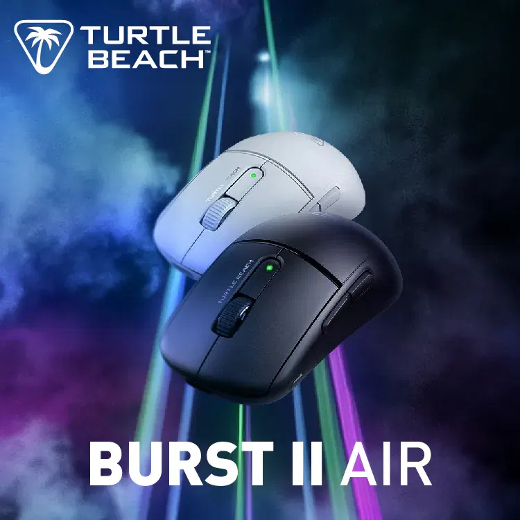 Turtle Beach Burst II Air-Symmetrical Wireless Optical Gaming Mouse (Black) image 8