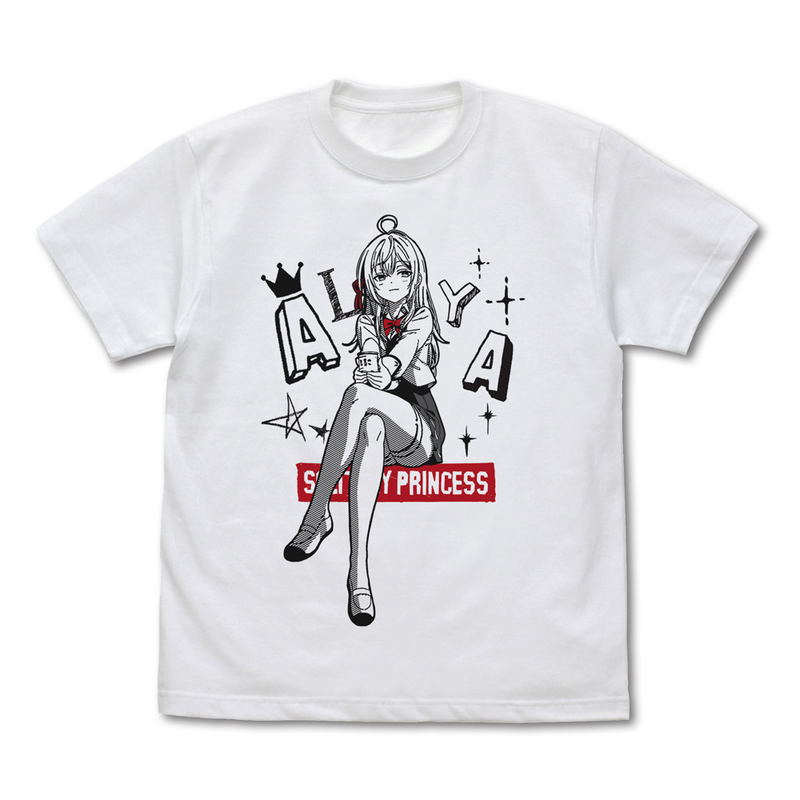 TV Anime Alya Sometimes Hides Her Feelings In Russian - Alisa Mikhailovna Kujou T-shirt (White | Size M) image 1