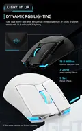 Machenike M7 Pro Wireless Gaming Mouse (White) thumbnail 2