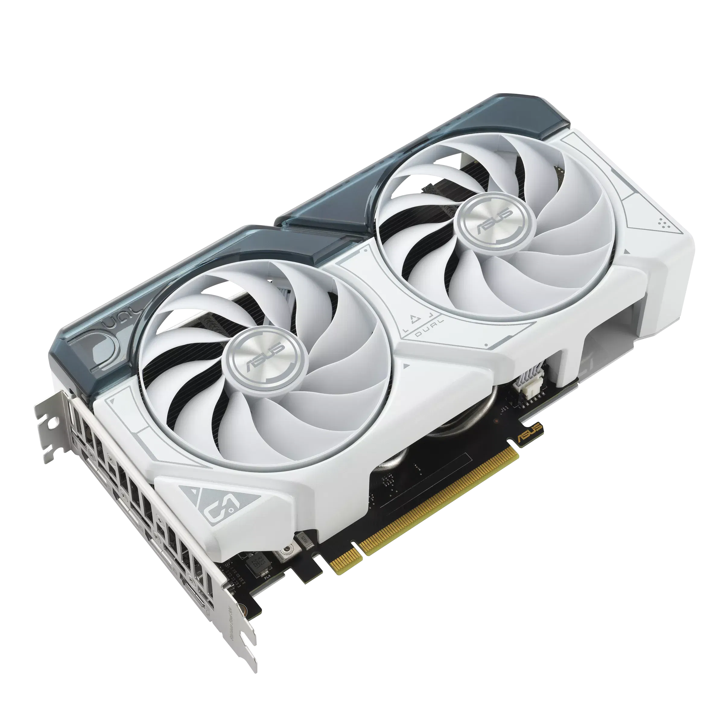 ASUS DUAL-RTX4060TI-O8G-WHITE 本体 ASUS Dual GeForce RTX 4060 Ti White OC, DUAL-RTX4060TI-O8G-WHITE
