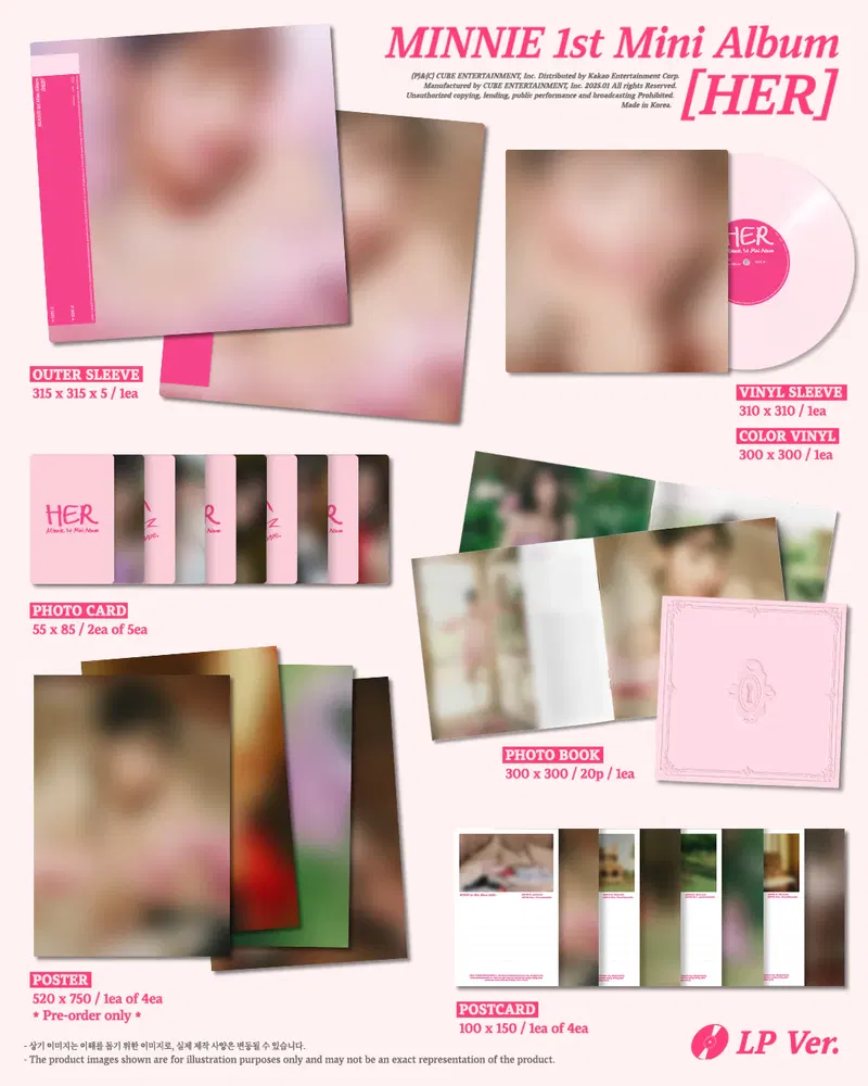 MINNIE ((G)I-DLE) - HER / 1ST MINI ALBUM (LP Ver.) image 4