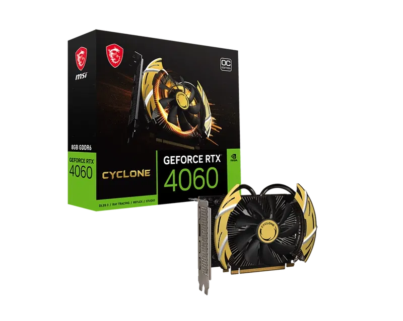 MSI GeForce RTX 4060 CYCLONE 8G OC for Desktop