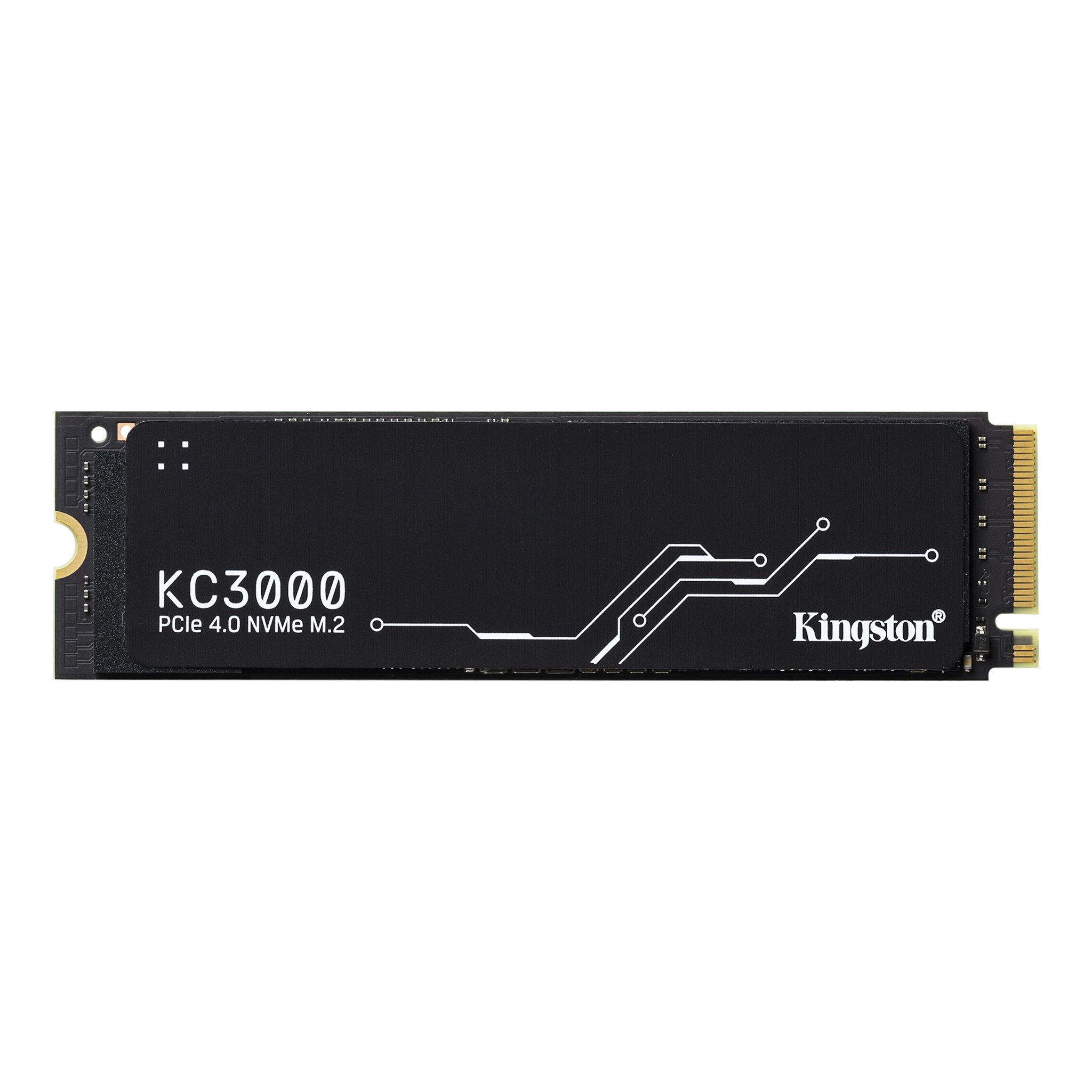 Kingston KC3000 PCIe 4.0 NVMe SSD, M.2 2280, M-Key PCIe 4.0 x4 