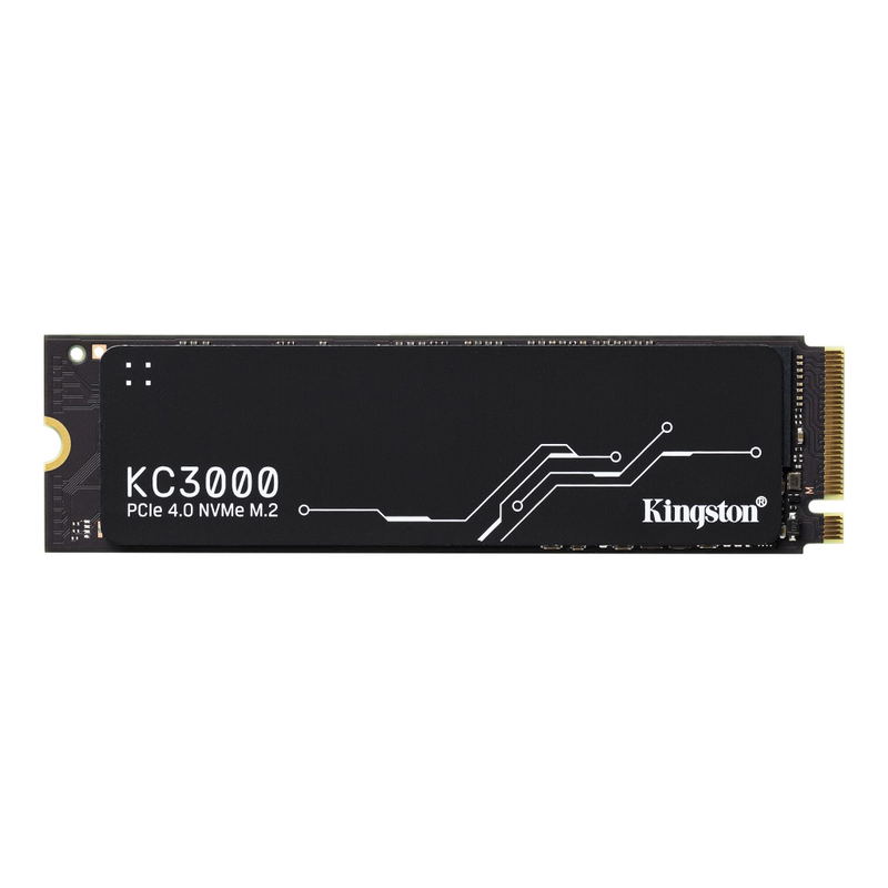 Kingston KC3000 PCIe 4.0 NVMe SSD, M.2 2280, M-Key PCIe 4.0 x4, Heatsink (512GB) image 1