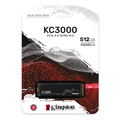 Kingston KC3000 PCIe 4.0 NVMe SSD, M.2 2280, M-Key PCIe 4.0 x4, Heatsink (512GB) thumbnail 3