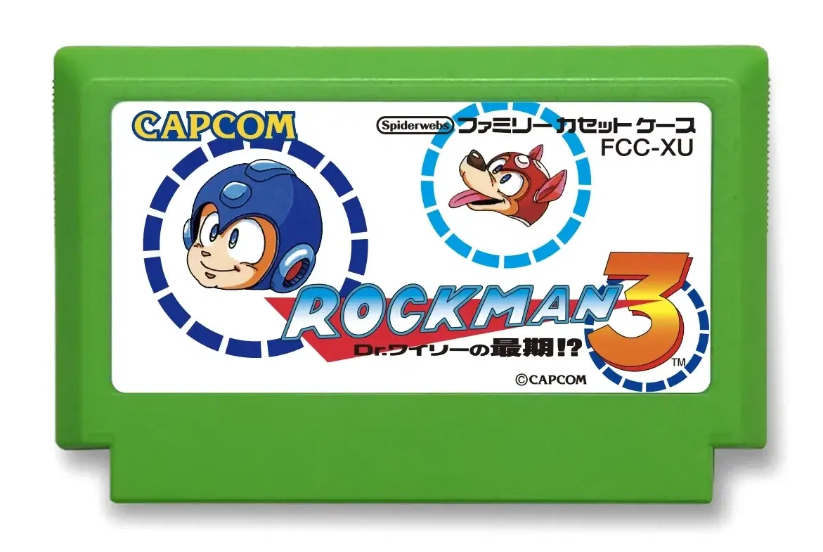 Mega Man 3 Family Cassette Case — Import Game Deal
