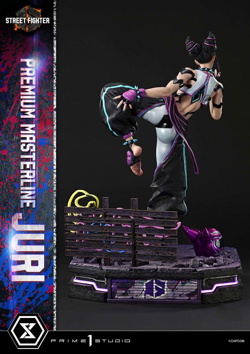 Premium Masterline Street Fighter 6 1/4 Scale Statue: Juri image 10
