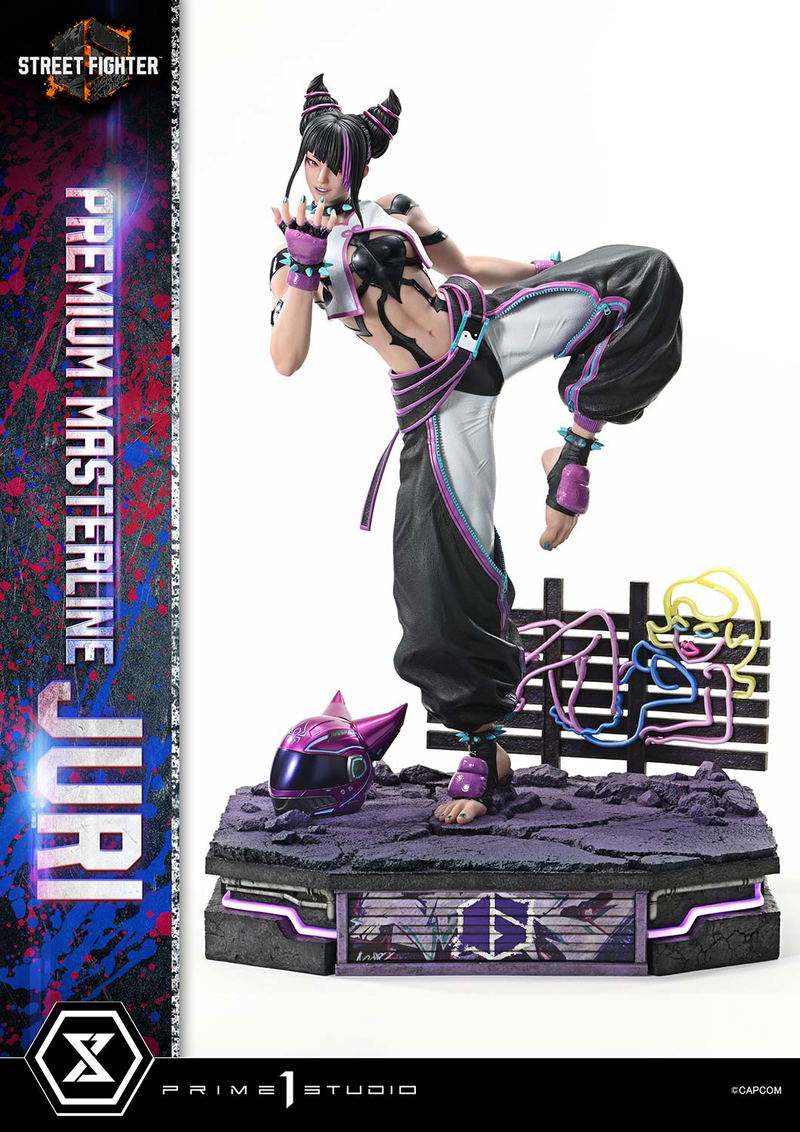 Premium Masterline Street Fighter 6 1/4 Scale Statue: Juri image 11