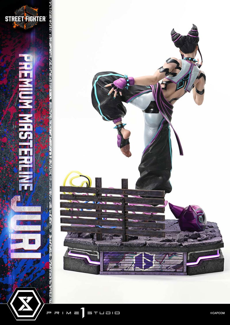 Premium Masterline Street Fighter 6 1/4 Scale Statue: Juri image 12