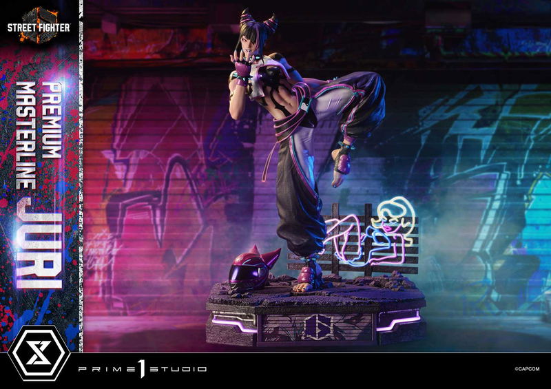 Premium Masterline Street Fighter 6 1/4 Scale Statue: Juri image 18