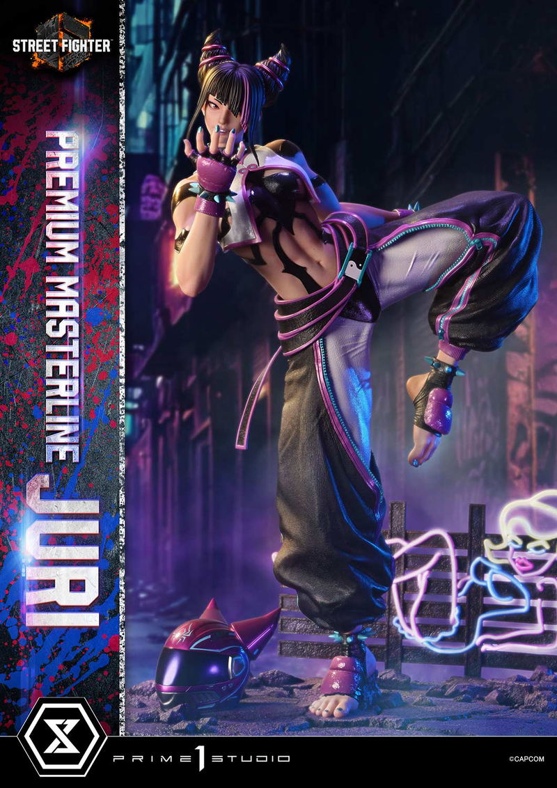 Premium Masterline Street Fighter 6 1/4 Scale Statue: Juri image 2