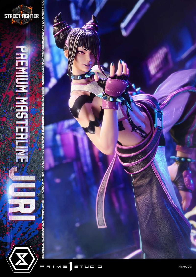Premium Masterline Street Fighter 6 1/4 Scale Statue: Juri image 3
