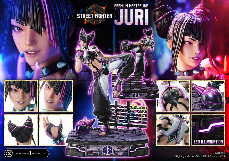 Premium Masterline Street Fighter 6 1/4 Scale Statue: Juri image 31