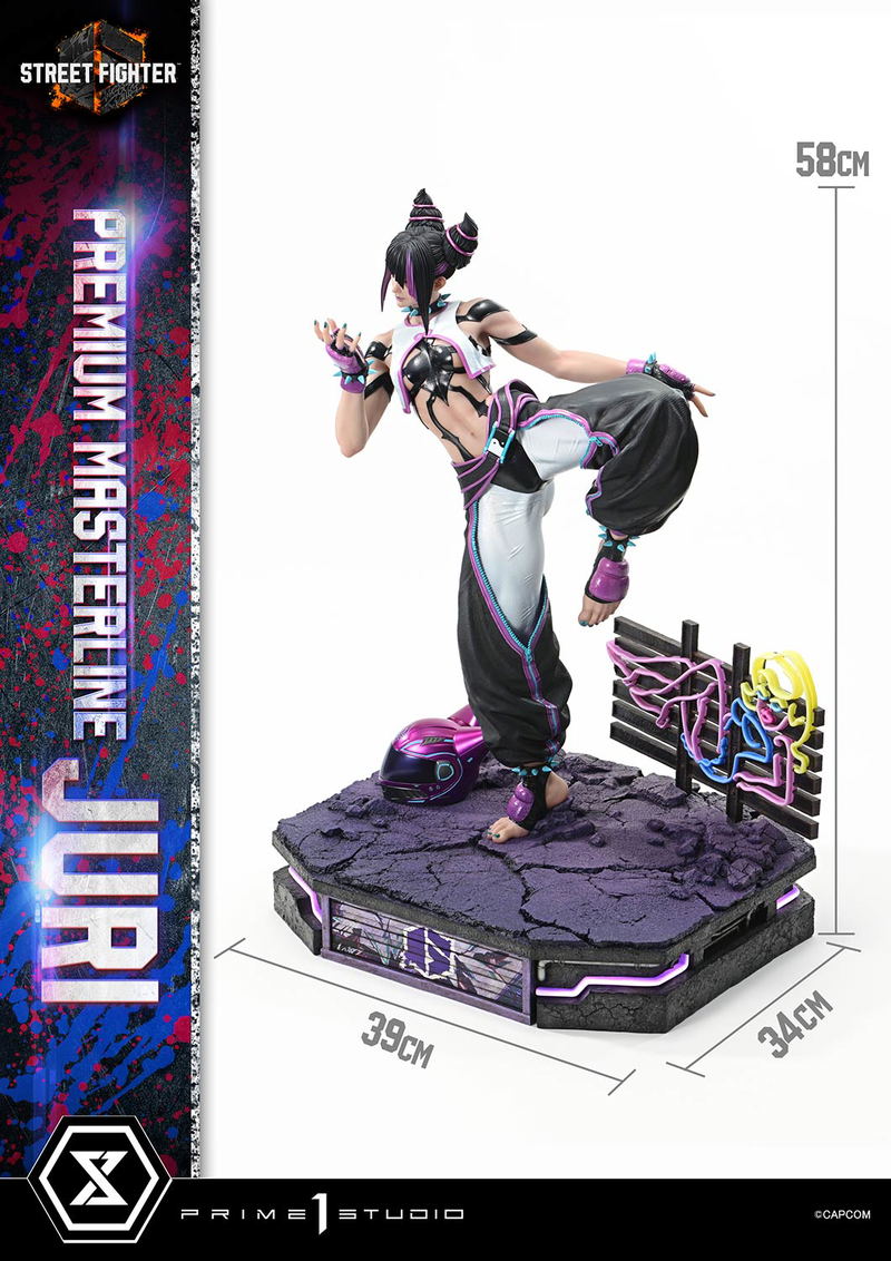 Premium Masterline Street Fighter 6 1/4 Scale Statue: Juri image 33