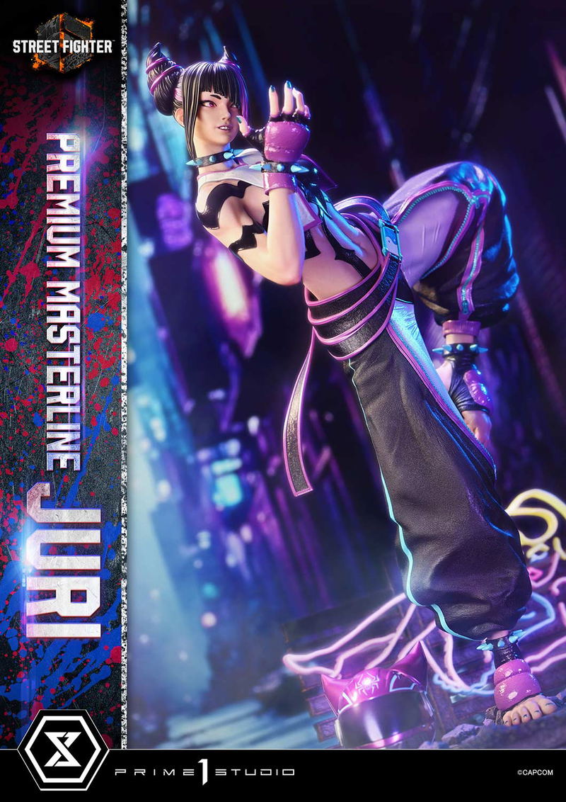 Premium Masterline Street Fighter 6 1/4 Scale Statue: Juri image 4