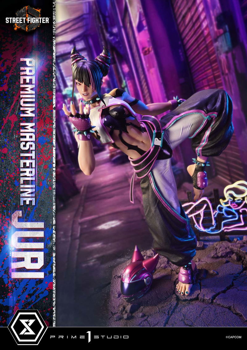 Premium Masterline Street Fighter 6 1/4 Scale Statue: Juri image 5