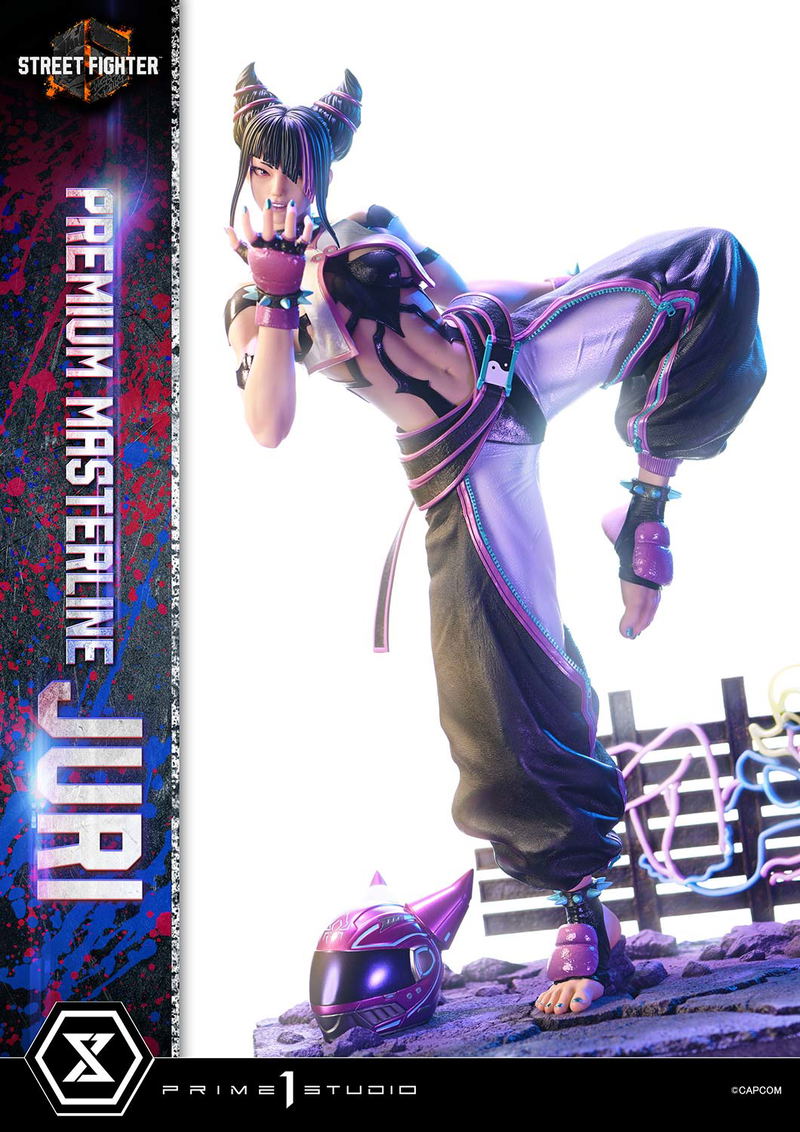 Premium Masterline Street Fighter 6 1/4 Scale Statue: Juri image 9