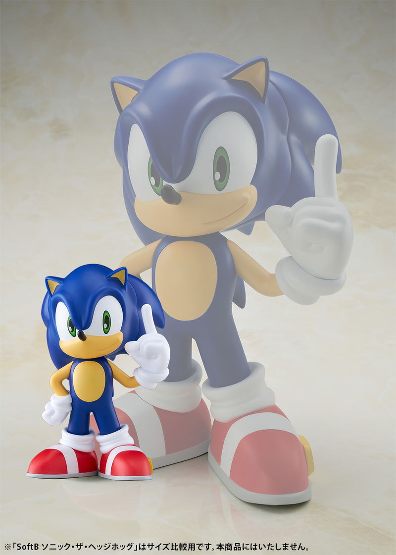 SoftB Half Sonic the Hedgehog Pre-Painted Figure: Sonic the Hedgehog image 14