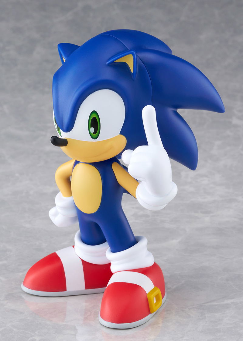SoftB Half Sonic the Hedgehog Pre-Painted Figure: Sonic the Hedgehog image 8