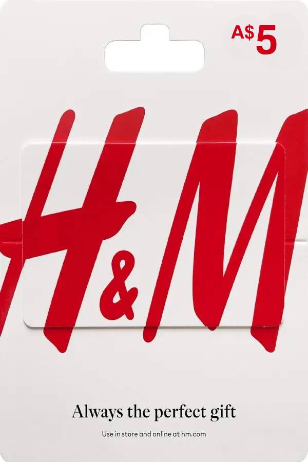 H&M Gift Cards AUD 5 | Australia Account <span class="ext ext_digital">digital</span> image 1