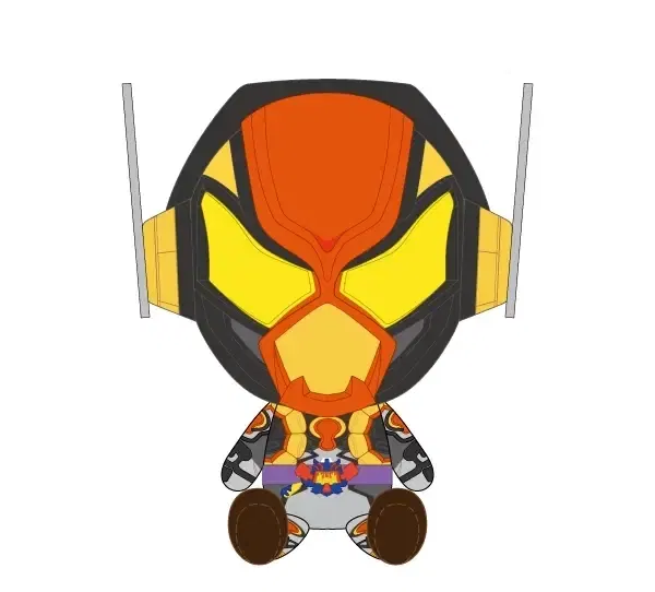 Kamen Rider Gavv Chibi Plush Kamen Rider Vram