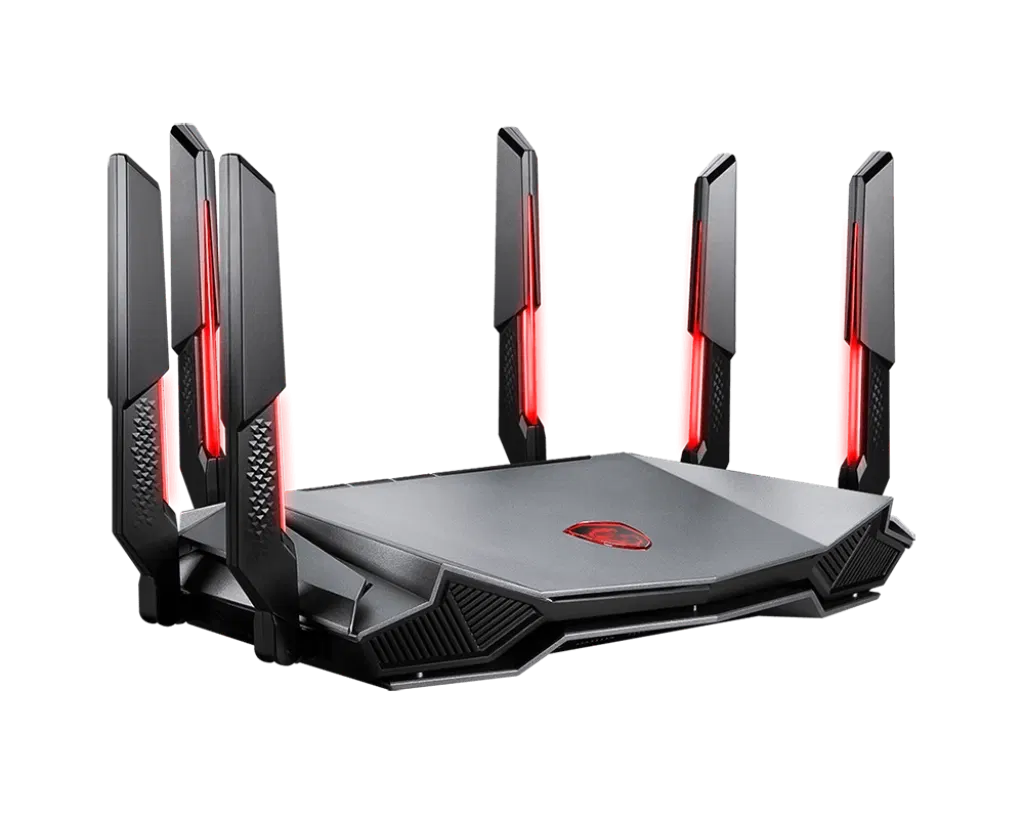 Msi Spider Router MSI RadiX AXE6600 WiFi 6E Tri-band Gaming Router for Laptop, Desktop ...