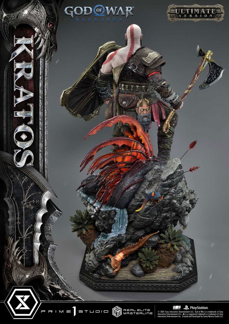Real Elite Masterline God of War Ragnarok 1/3 Scale Statue: Kratos Ultimate Version image 9