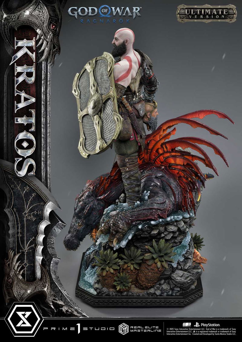 Real Elite Masterline God of War Ragnarok 1/3 Scale Statue: Kratos Ultimate Version image 10