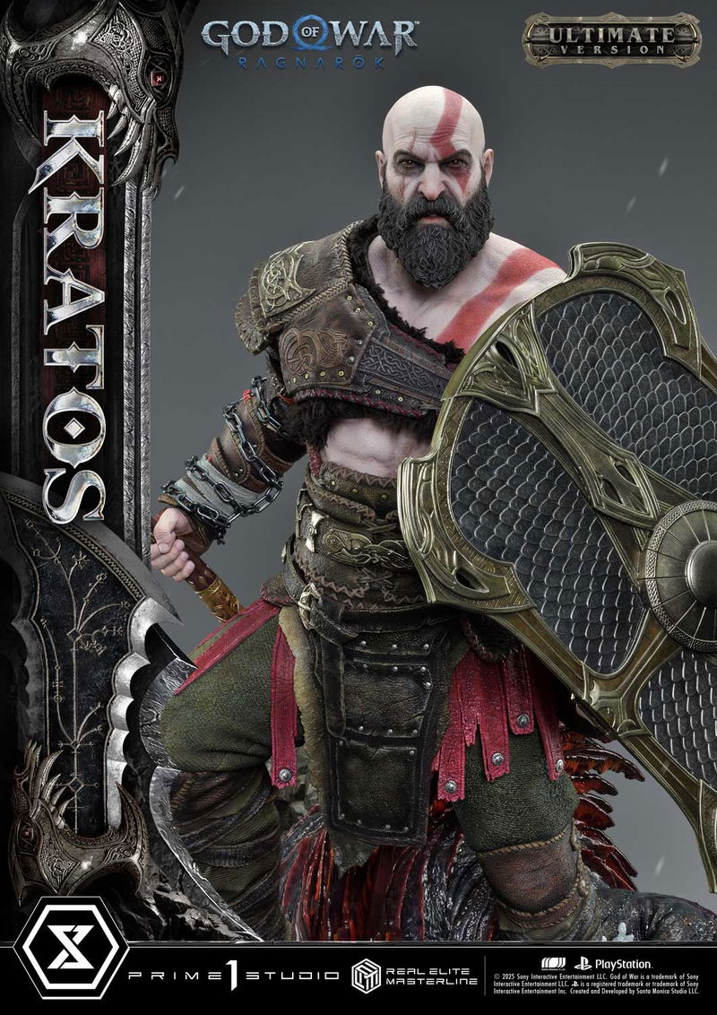 Real Elite Masterline God of War Ragnarok 1/3 Scale Statue: Kratos Ultimate Version image 12