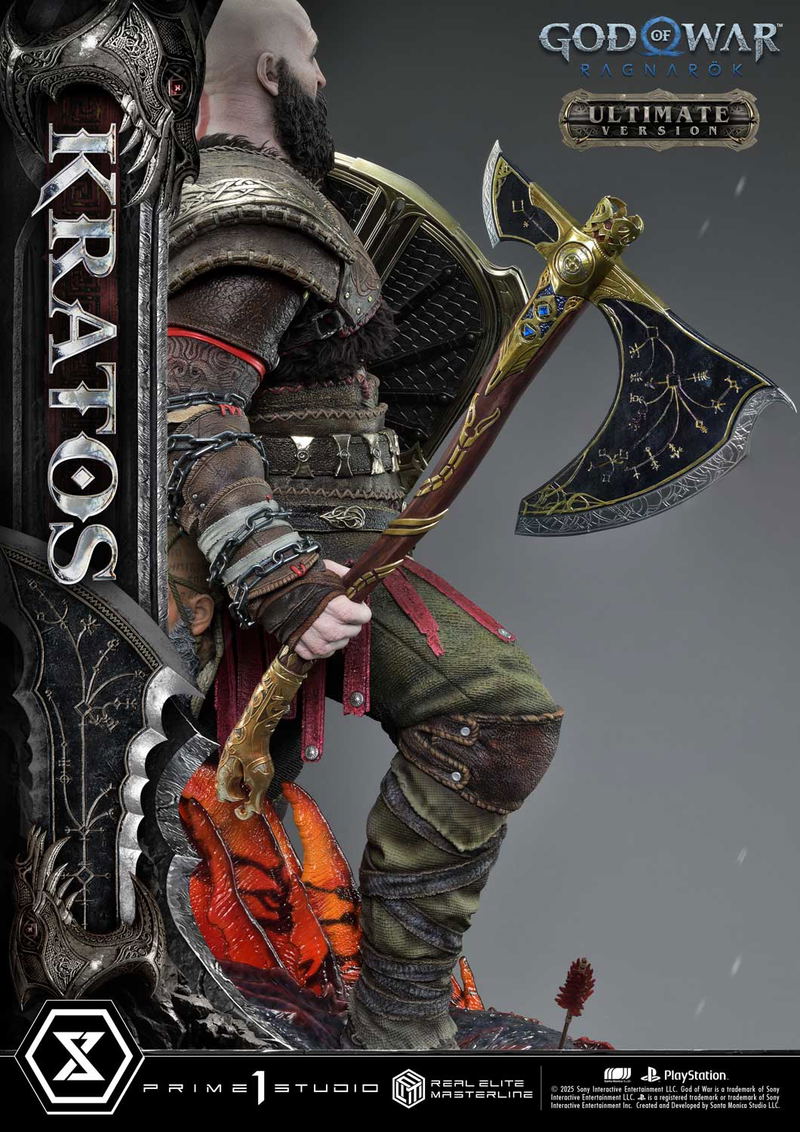Real Elite Masterline God of War Ragnarok 1/3 Scale Statue: Kratos Ultimate Version image 14