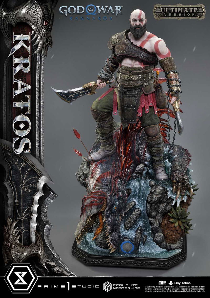 Real Elite Masterline God of War Ragnarok 1/3 Scale Statue: Kratos Ultimate Version image 17