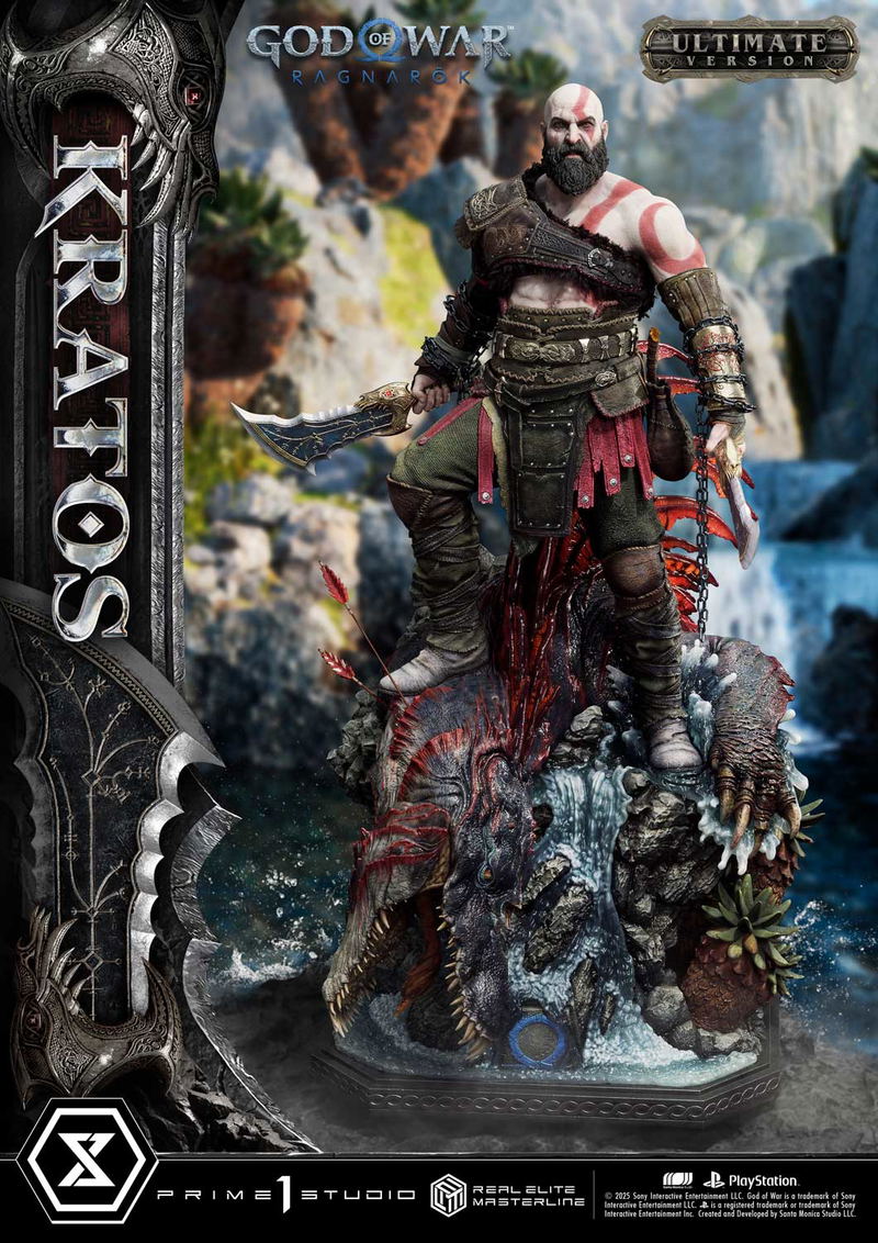 Real Elite Masterline God of War Ragnarok 1/3 Scale Statue: Kratos Ultimate Version image 2