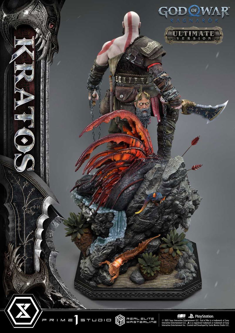 Real Elite Masterline God of War Ragnarok 1/3 Scale Statue: Kratos Ultimate Version image 19