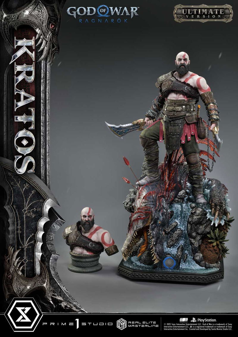 Real Elite Masterline God of War Ragnarok 1/3 Scale Statue: Kratos Ultimate Version image 22