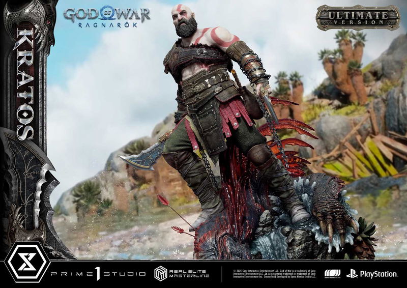 Real Elite Masterline God of War Ragnarok 1/3 Scale Statue: Kratos Ultimate Version image 24