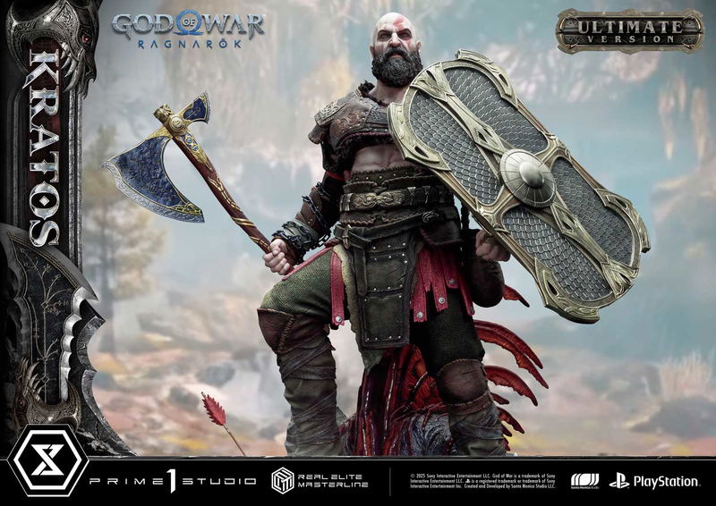 Real Elite Masterline God of War Ragnarok 1/3 Scale Statue: Kratos Ultimate Version image 28
