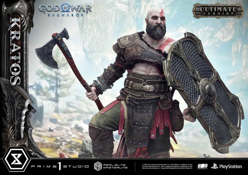 Real Elite Masterline God of War Ragnarok 1/3 Scale Statue: Kratos Ultimate Version image 30