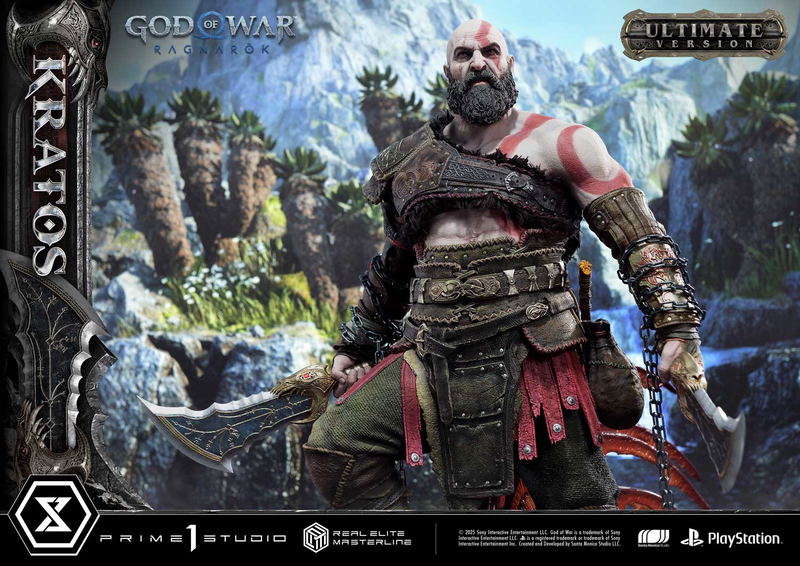Real Elite Masterline God of War Ragnarok 1/3 Scale Statue: Kratos Ultimate Version image 31