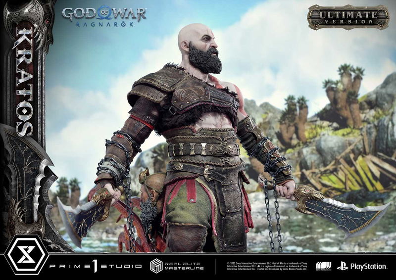 Real Elite Masterline God of War Ragnarok 1/3 Scale Statue: Kratos Ultimate Version image 32