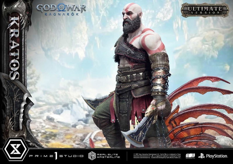 Real Elite Masterline God of War Ragnarok 1/3 Scale Statue: Kratos Ultimate Version image 33
