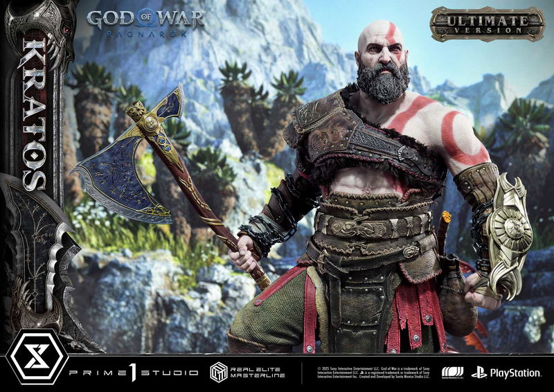 Real Elite Masterline God of War Ragnarok 1/3 Scale Statue: Kratos Ultimate Version image 34